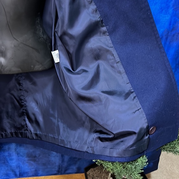 Vintage Pendleton 100% virgin Wool size 6 navy double breasted Pea Coat - Picture 5 of 9